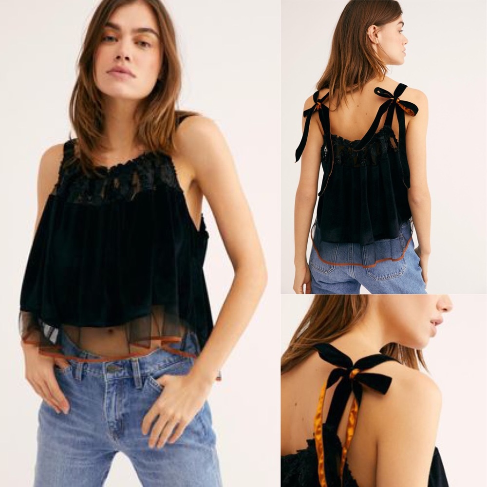 🍊NWT $78 Free People Gorgeous Antoinette top